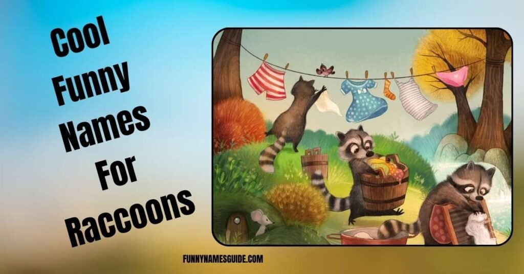 Cool Funny Names For Raccoons