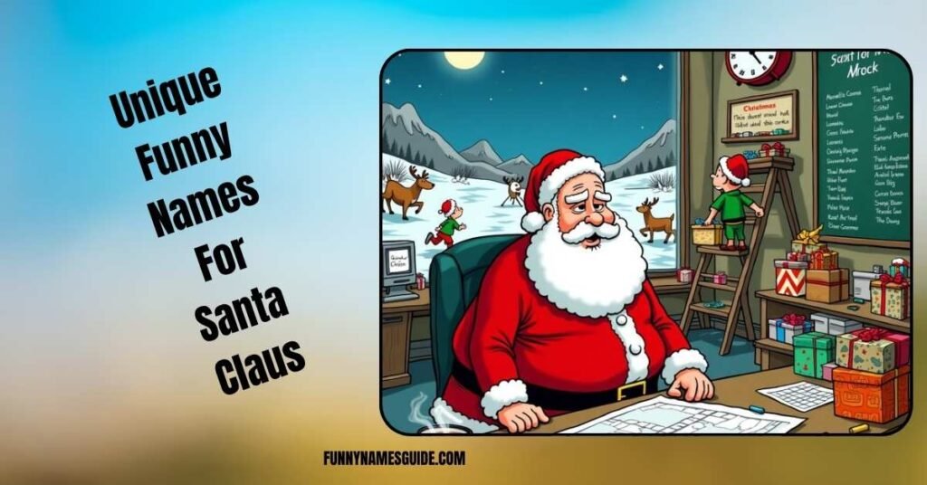 Unique Funny Names For Santa Claus