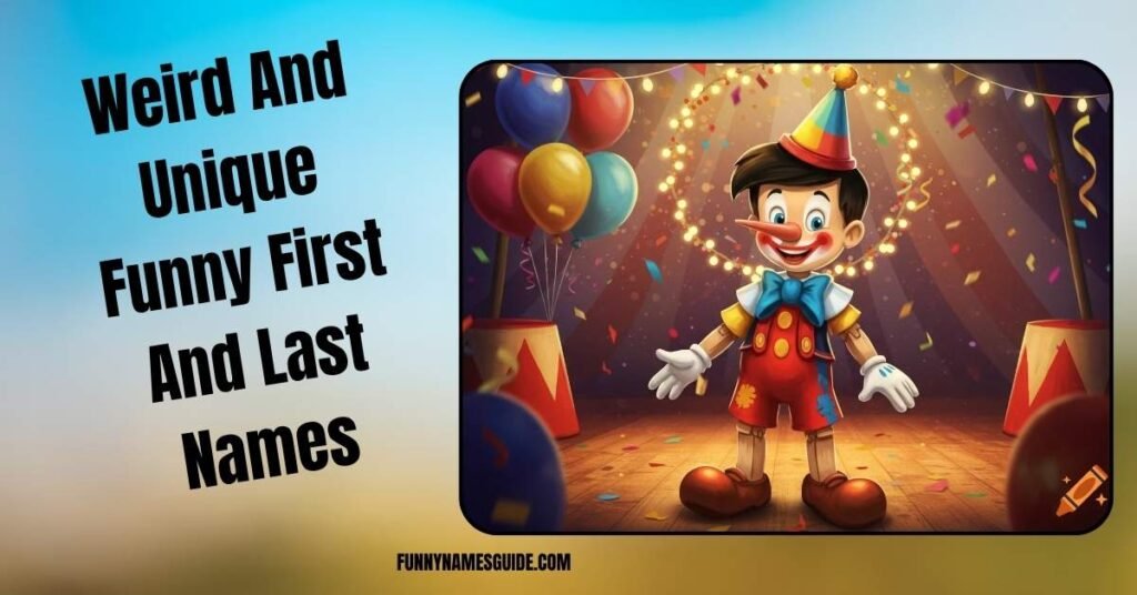 Weird And Unique Funny First And Last Names
