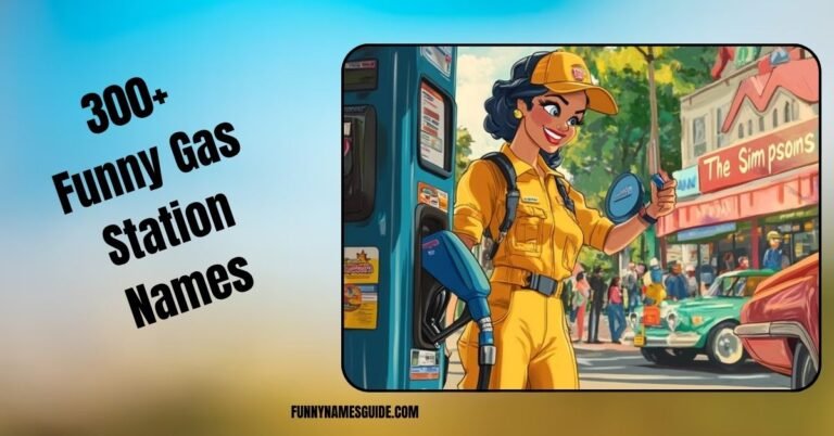 300+ Funny Gas Station Names
