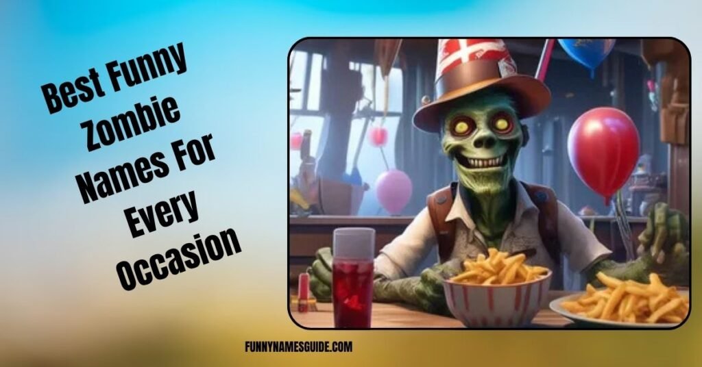 39+ Funny Zombie Names Hilarious & Creepy Picks 4 Best Funny Zombie Names For Every Occasion