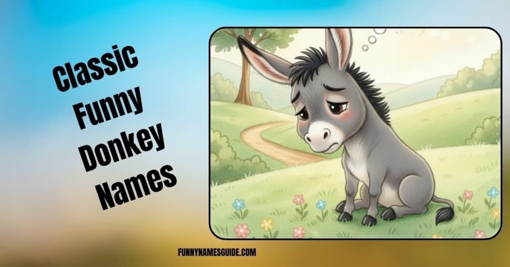 Classic Funny Donkey Names