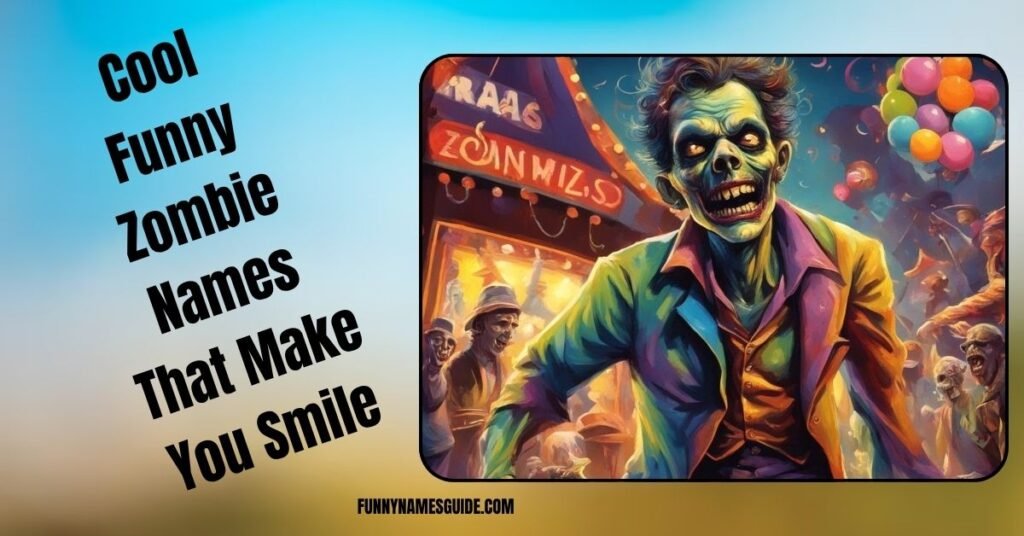 39+ Funny Zombie Names Hilarious & Creepy Picks 2 Cool Funny Zombie Names That Make You Smile