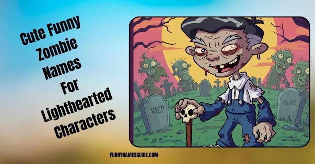 39+ Funny Zombie Names Hilarious & Creepy Picks 3 Cute Funny Zombie Names For Lighthearted Characters