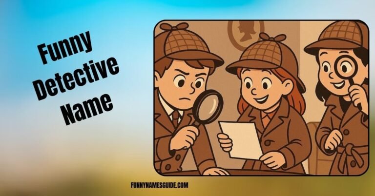 Funny Detective Name