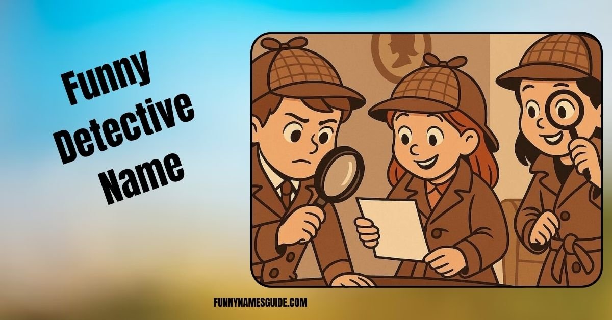 Funny Detective Name