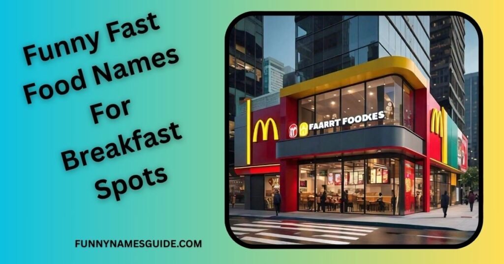 Funny Fast Food Names For Breakfast Spots