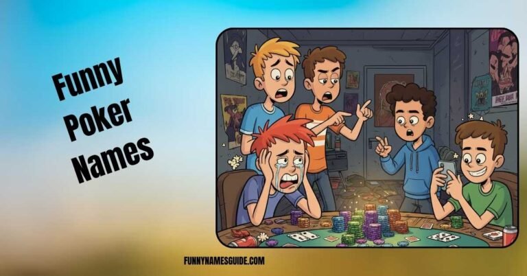 Funny Poker Names