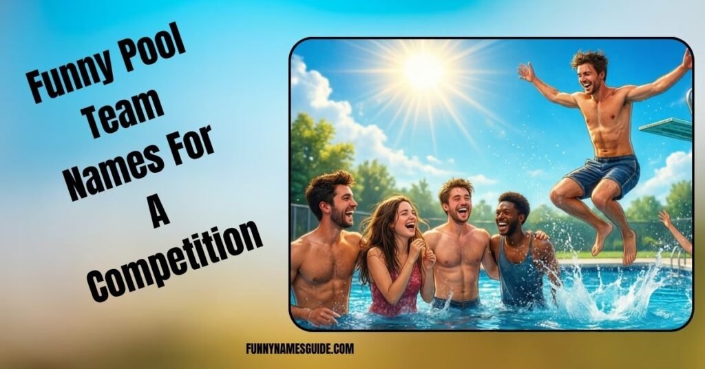 Funny Pool Team Names For A Competition