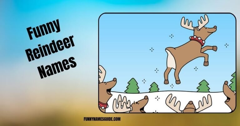 Funny Reindeer Names