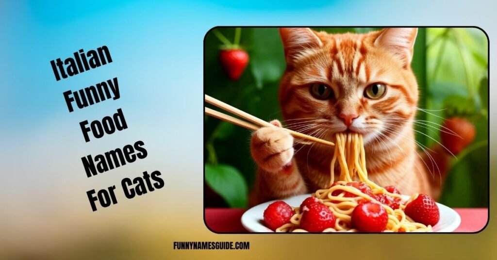 Italian Funny Food Names For Cats