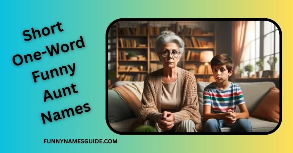 Short One-Word Funny Aunt Names