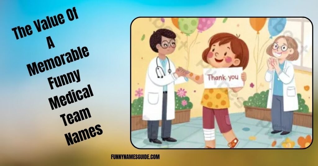 The Value Of A Memorable Funny Medical Team Names