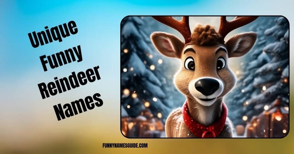 Unique Funny Reindeer Names