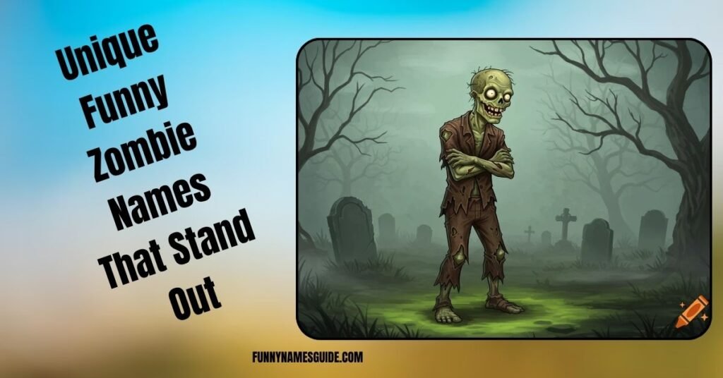 39+ Funny Zombie Names Hilarious & Creepy Picks 7 Unique Funny Zombie Names That Stand Out