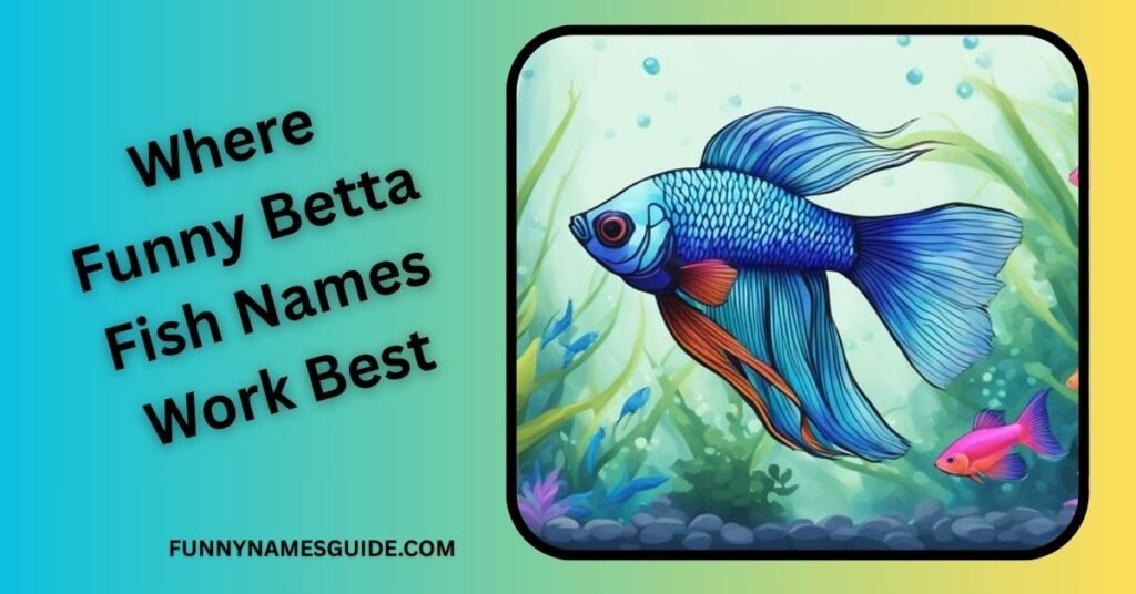 Where Funny Betta Fish Names Work Best