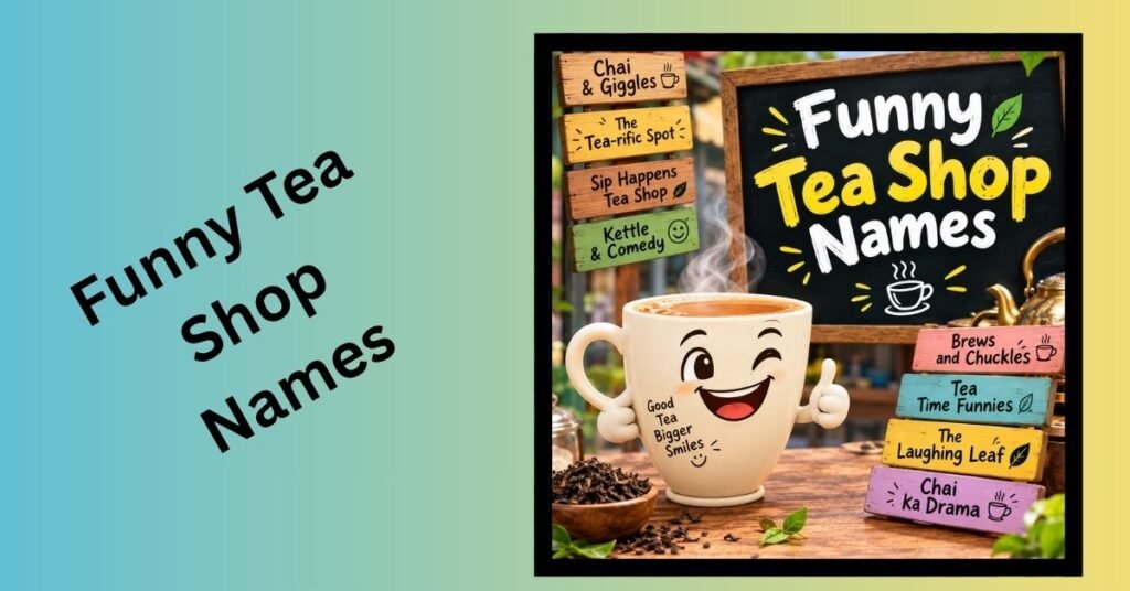 Funny Tea Shop Names